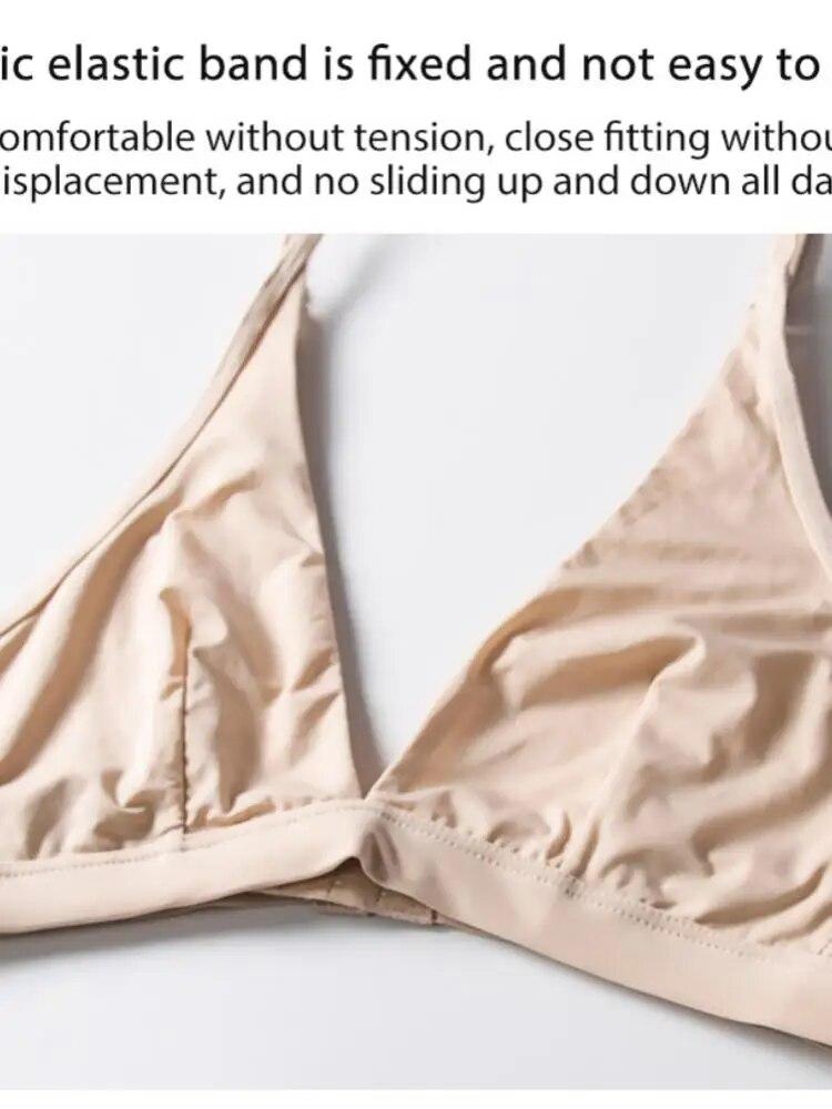 Бюстгальтеры без подкладки для женщин, бюстгальтер без косточек, бюстгальтер пуш-ап без косточек, нижнее белье с v-образным вырезом, бюстгальтеры, топы с застежкой сзади, женское нижнее белье