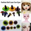 Plastic BJD Doll Laser Doll Sun Eyes Eyeball BJD Doll Eyes Laser Eyeballs BJD Doll Radiation Eye