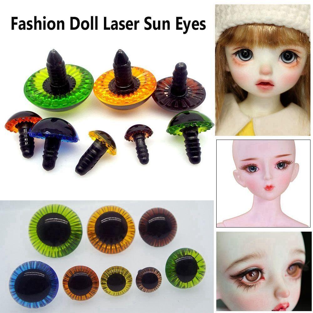 Plastic BJD Doll Laser Doll Sun Eyes Eyeball BJD Doll Eyes Laser Eyeballs BJD Doll Radiation Eye