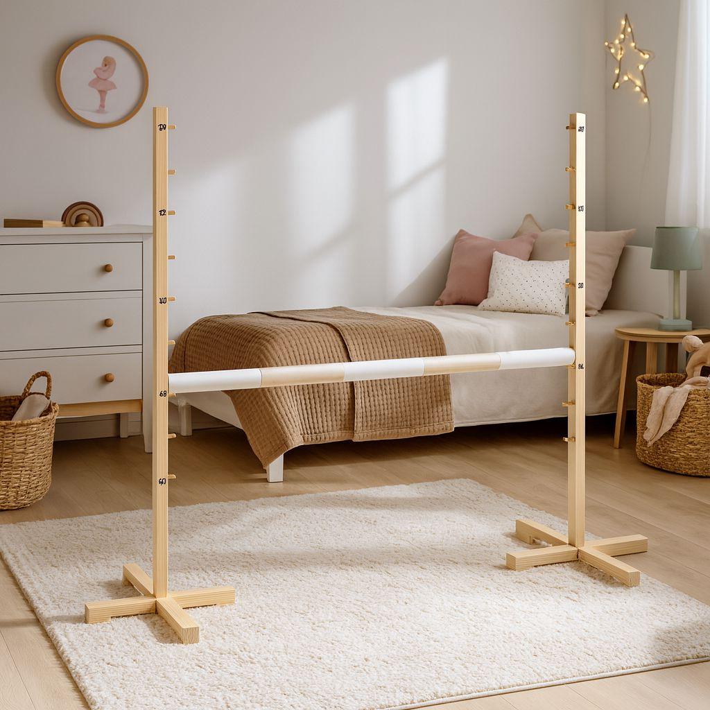 Hobby Horse Jumping Obstacle Beam - Beige - 120