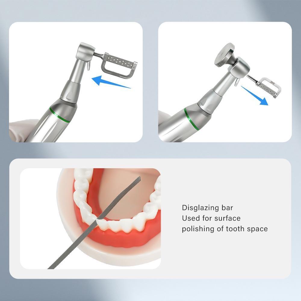 Niceden Сокращение межзубной эмали IPR Contra Angle 4:1 Наконечник Калибр Измерение Зубного Зазора Возвратно-Поступательный Ортодонтический