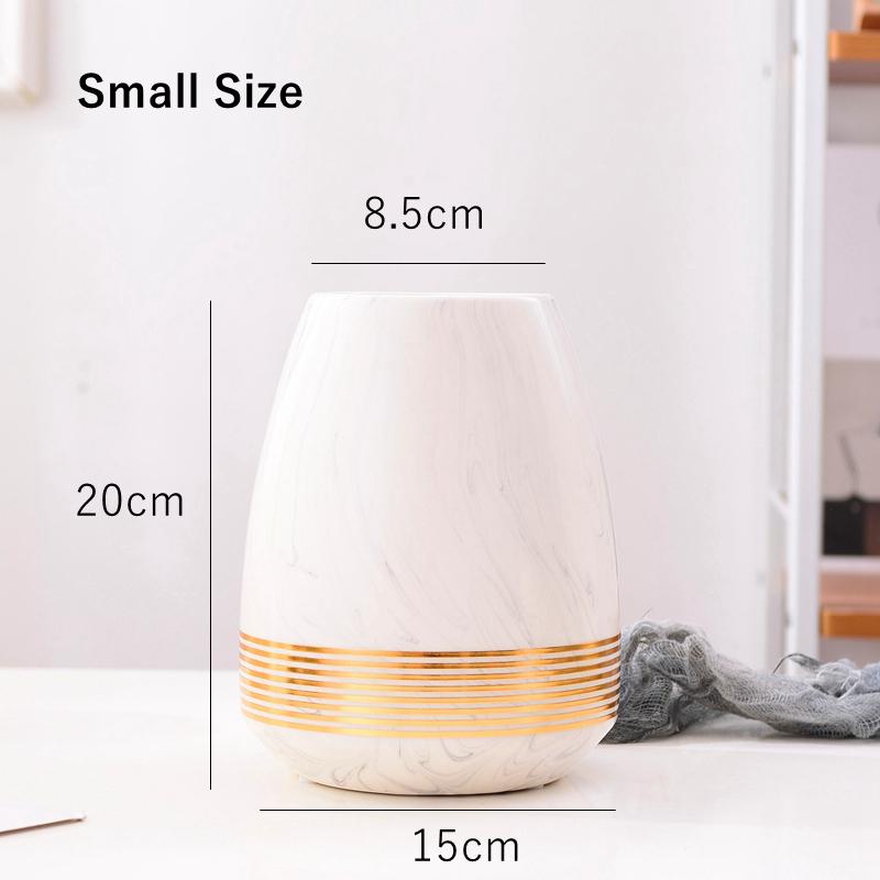 Мраморный дизайн Керамическая ваза Золотая круглая ваза для цветов Водный контейнер для посадки растений Центральная часть Украшение для дома Свадебный подарок