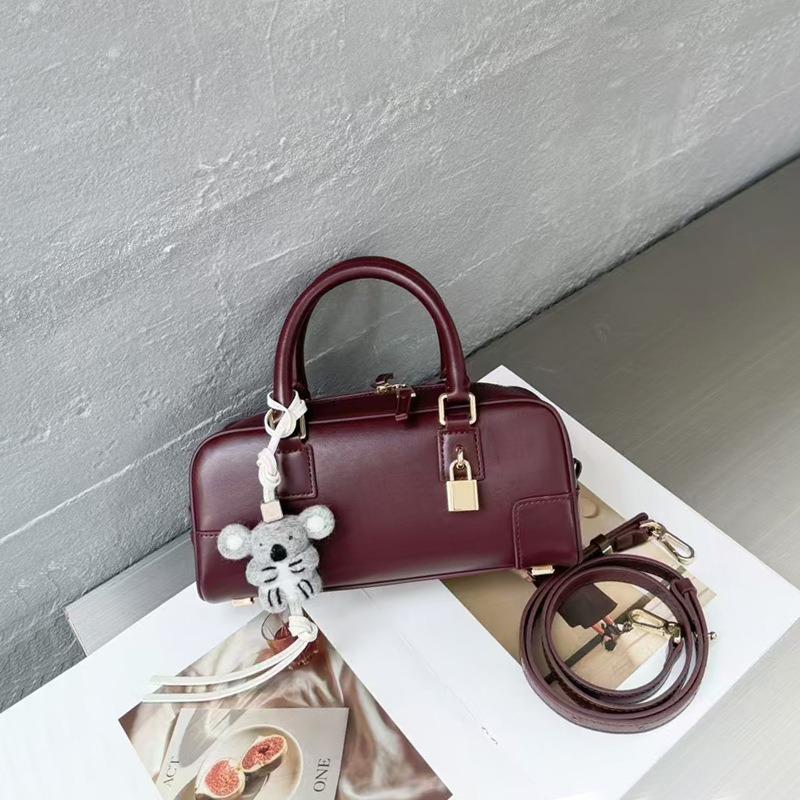 Сумка из натуральной кожи женская сумка через плечо мини ретро портативная сумка для боулинга нишевый дизайн