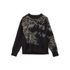 FW22 Logo Print Knit Crewneck Sweater Men Sweater Black HN1977