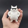 Забавная Крутая Статуэтка Кота 3D Печатная Милая Кошка в Солнечных Очках Фигурка Причудливый Котёнок Украшение для Рабочего Стола Подарки для Любителей Кошек
