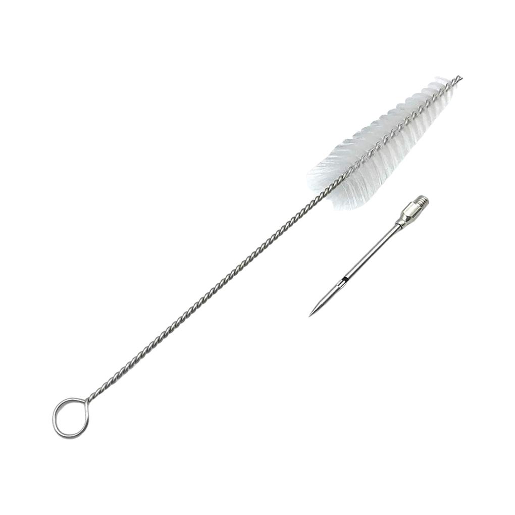 Насос из нержавеющей стали многоразовый моющийся масляный дозатор для курятника аксессуары для труб с чистящей щеткой