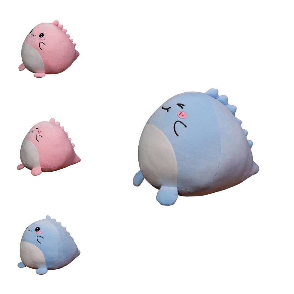 Плюшевая игрушка Squishmallow Динозавр Супермягкий короткий плюш Синий/розовый 20см/7.87дюймов