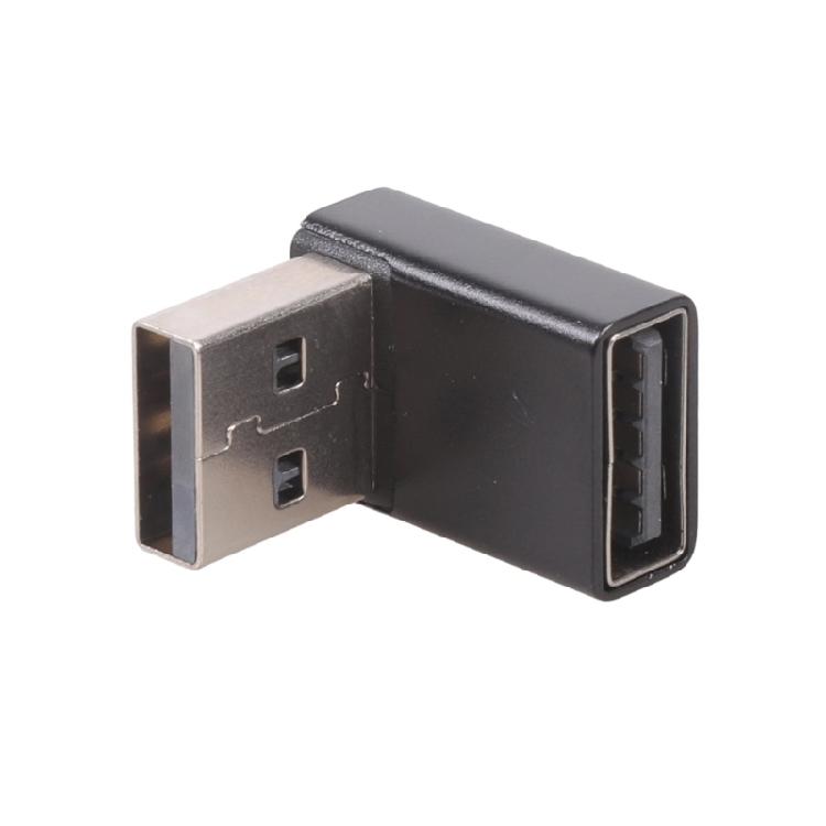 4 шт. 90-градусный USB 3.0 адаптер, угловой USB A Male на Female, удлинитель-конвертер для расширения ПК, ноутбука