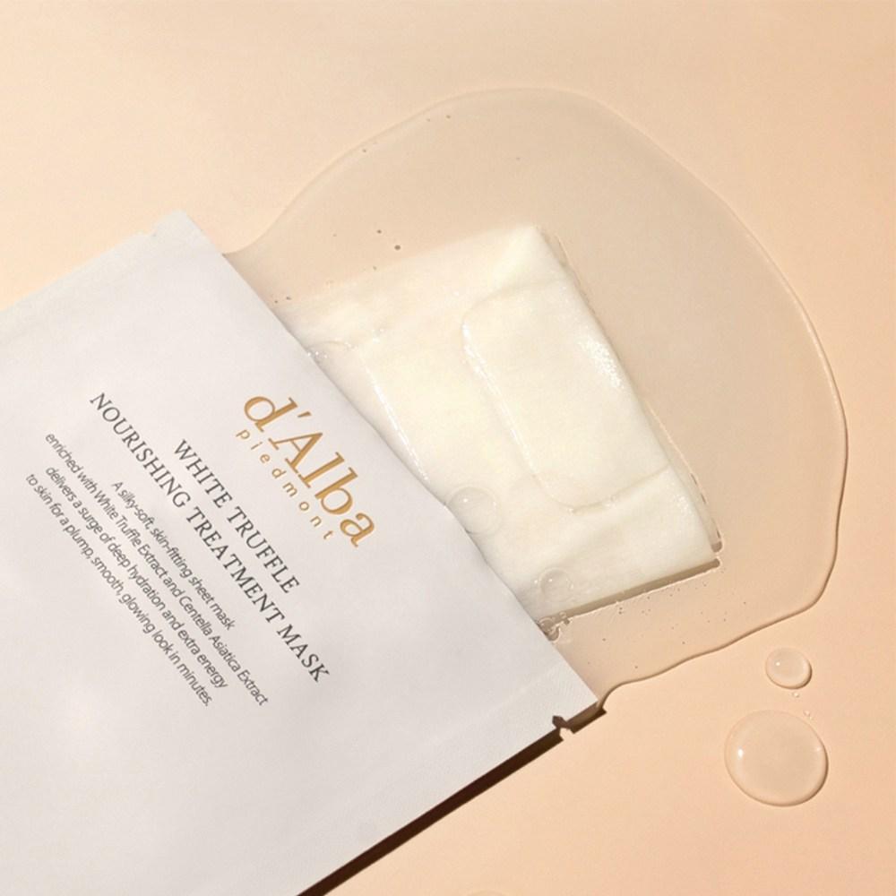 d'Alba Питательная лечебная маска White Truffle 25 мл x 10 шт. + Балансирующее веганское очищающее средство 3 мл x 3 шт. Набор, 2 набора