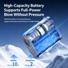 100-Speed Strong Wind Waist Clip Fan USB Rechargeable Portable Fan Cooling Fan  Outdoor Hiking