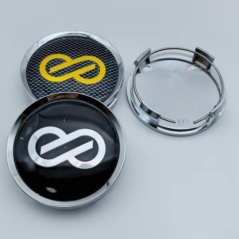 4pcs O.D 74mm / I.D 69mm JDM ENKEI Logo Badge Car Wheel Center Caps Car Accessories for Wheels Hub Lid Rim Hubcaps Cover Replace