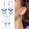 2024 New Earring for Women 925 Silver Sparkling Star Butterfly Heart Tassels Feather Hoop Earrings Engagement Wedding Jewelry