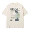 Best Famous Rapper Frank T-shirt Male Blond Hip Hop Tshirt Ocean Oversized T Shirt Men Women Fashion Rap Vintage Tees Streetwear