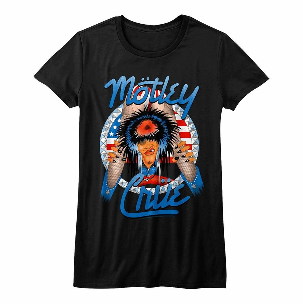 Motley Crue Legs Black Junior Women's T-Shirt