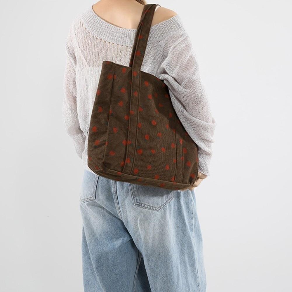 Fashion Fruit Strawberry Tote Bag Large Capacity Fruit Handbag Fruit Shoulder Bag  Streetwear