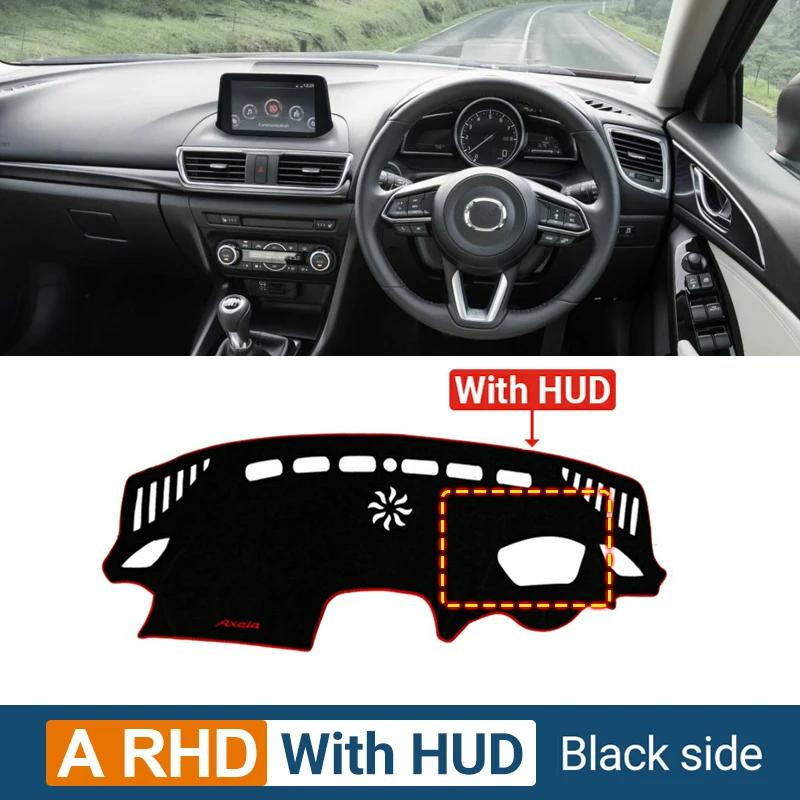 Чехол на приборную панель автомобиля, защитный козырек от солнца, анти-УФ-ковры, нескользящие коврики, аксессуары для Mazda 3 BM 2014 2015 2016 2017 2018