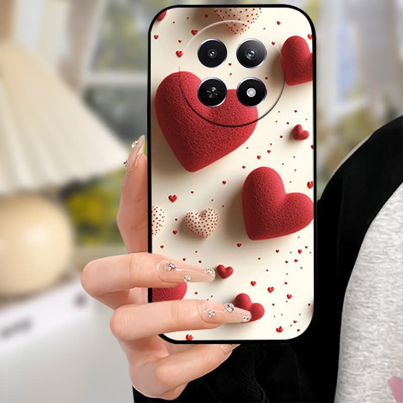 For Realme 12 Pro Case Silicone Soft Black Back Cover Case For Realme 12 Pro Plus Phone Case Cover Realme12 Pro+ 12Pro TPU Funda