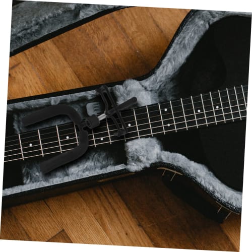 BESPORTBLE Convenient guitar wall hanger hook for acoustic, electric bass guitar, and ukulele. Multifunctional guitar hanger for home use.
