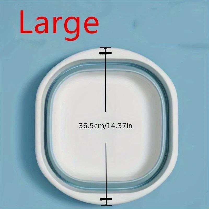 Набор из 3 складных тазов, корзин для стирки, контейнеров для хранения, экономящих место, для мытья посуды, фруктов, кемпинга, стирки, походов, дома