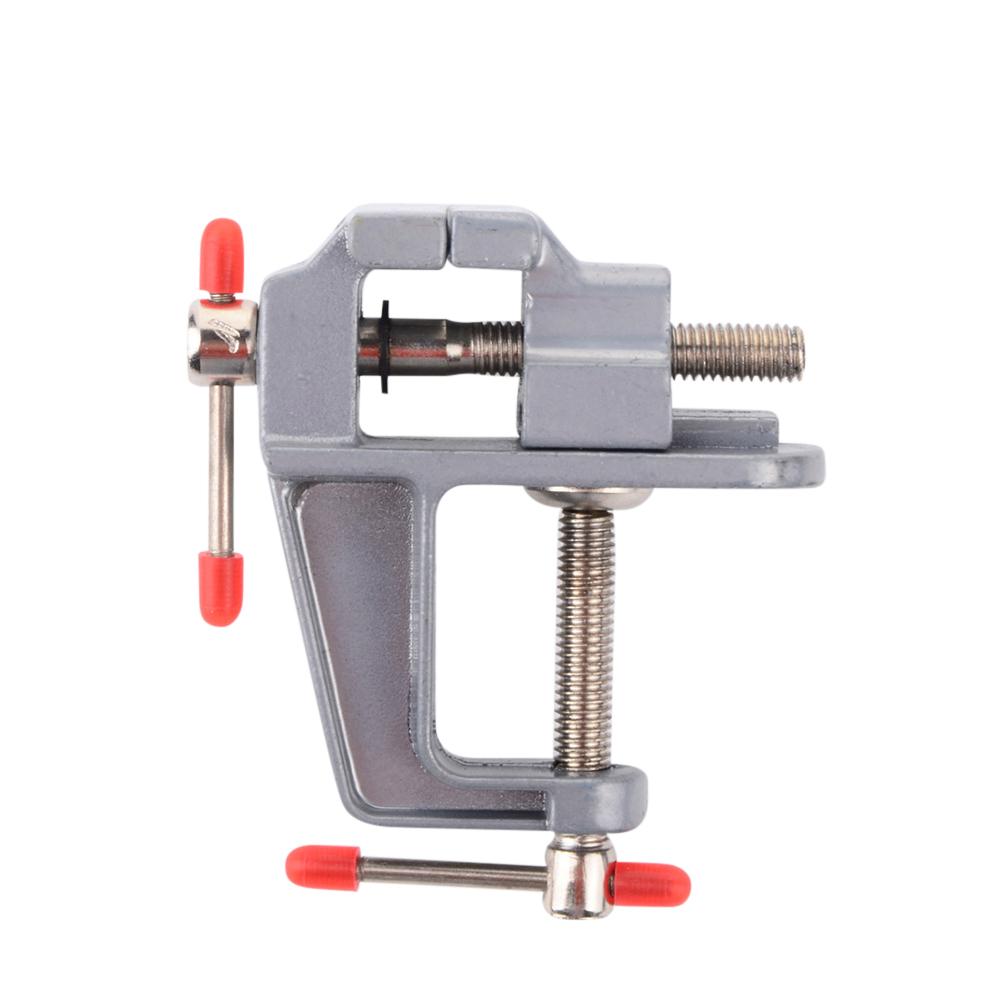 UYANGG New Vise Tool 3.5" Aluminum Miniature Small Jewelers Hobby Clamp On Table Bench Vise Mini Tool Vice Muliti-Funcational
