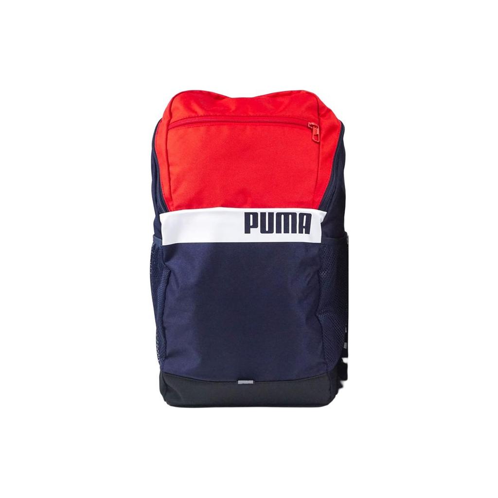 Puma Плюс Минималистичный Повседневный Тканевый Рюкзак Color Block Унисекс Рюкзаки Темно-Синий 077292-07
