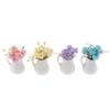 1:12 Dollhouse Miniature Flowers Fairy Garden Ornament Potted Plant Flowers Pot