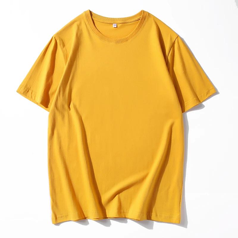 Summer Womens T Shirt Short Sleeve Tee 100% Cotton Plain Top Casual Woman Clothes Loose Top