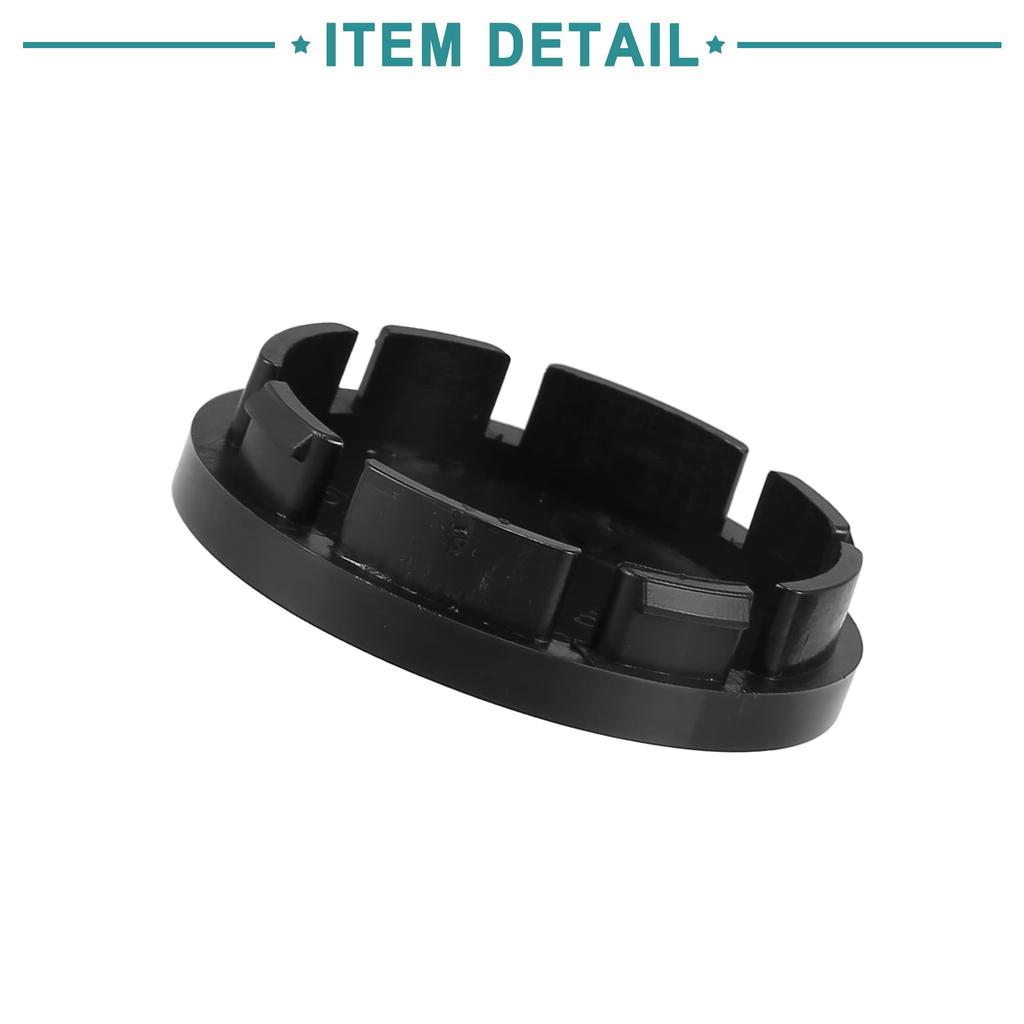 ACROPIX колпак ступицы колеса универсальный диаметр 56 мм 8 зажимов черный 4 шт