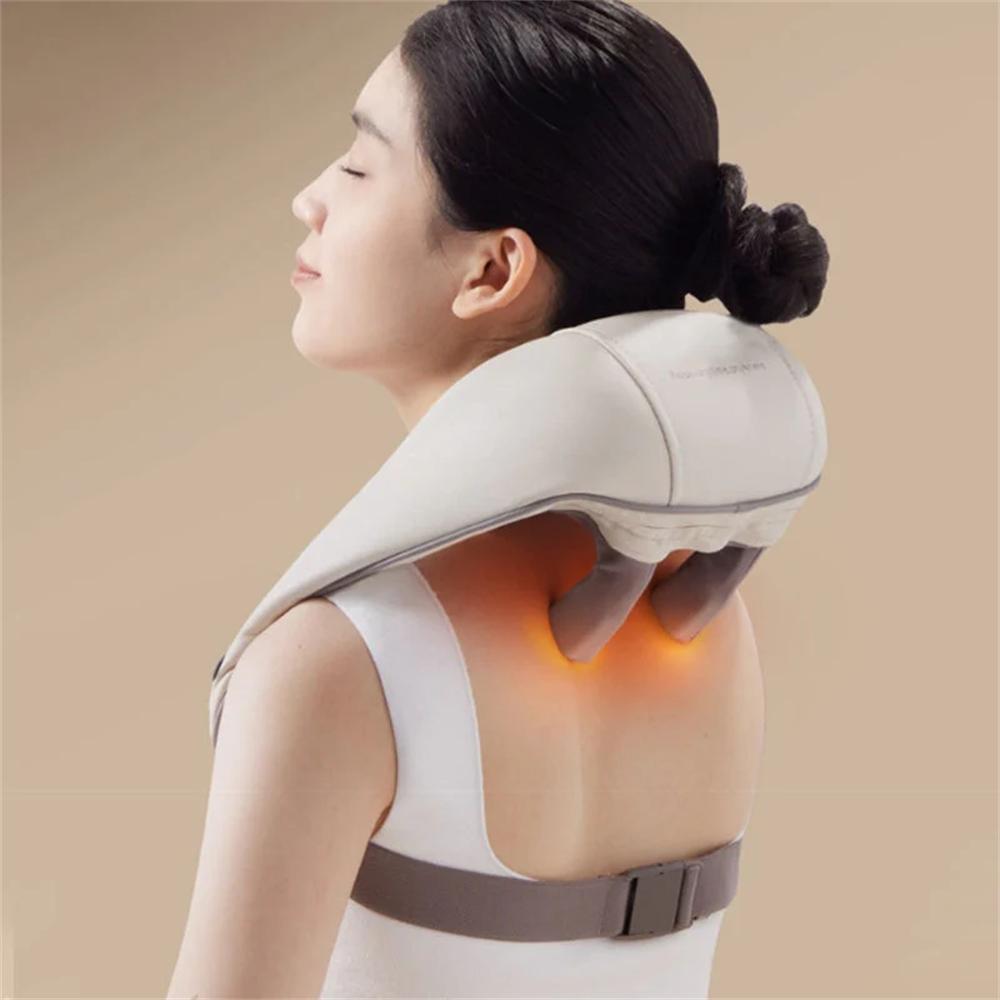 Neck And Shoulder Massager Shawl Kneading Spine Back Muscle Relaxer for Car Home Use Trapezius Neck and Shoulder Massage
