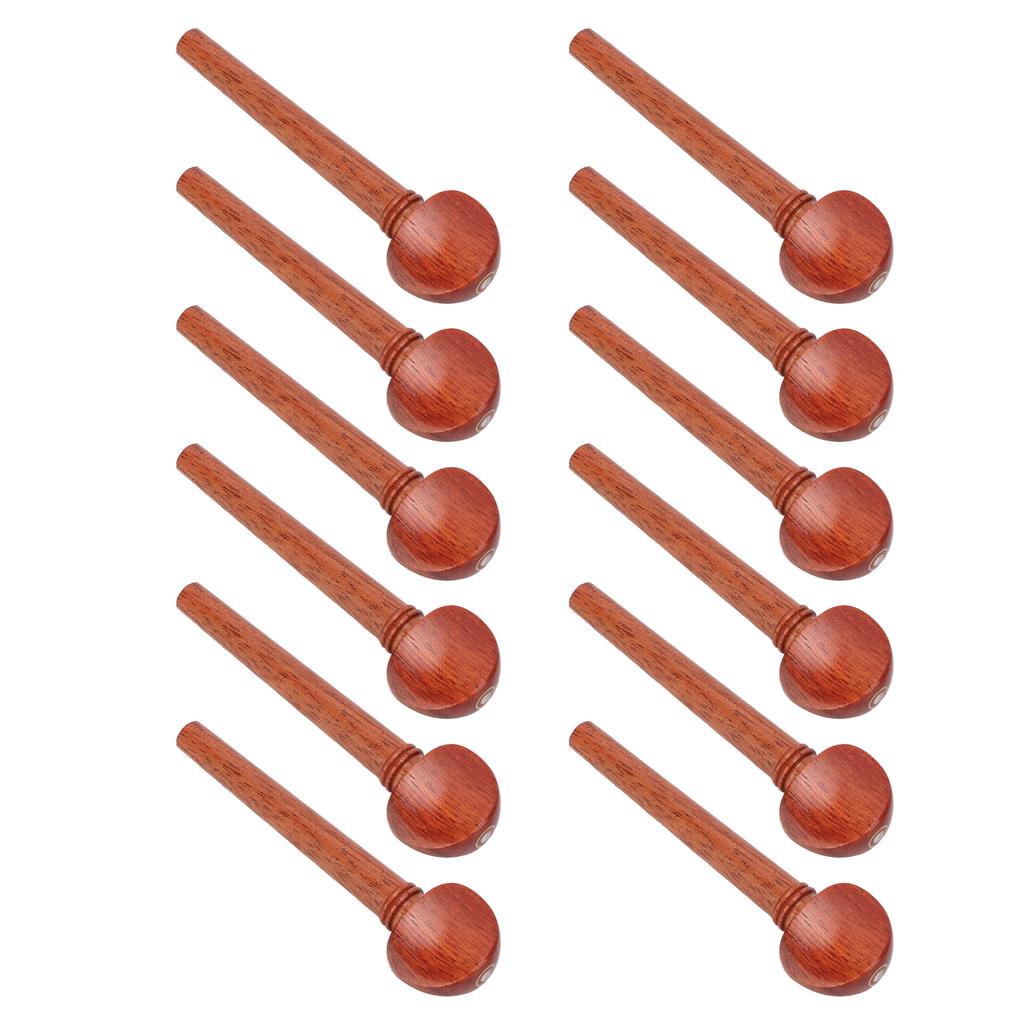 12 шт. колышек для струн из палисандра, тюнер, ключ, штифт, настроечный инструмент, набор аксессуаров для инструментов