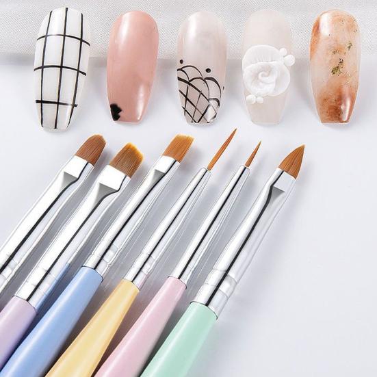 Набор кистей для дизайна ногтей Набор кистей для рисования на ногтях для гелевой и акриловой детализации