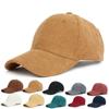 Stylish Corduroy Baseball Cap - Classic Snapback Design, Thermal Insulation, Solid Color, Comfort-Fit for Outdoor Adventures and Casual Wear