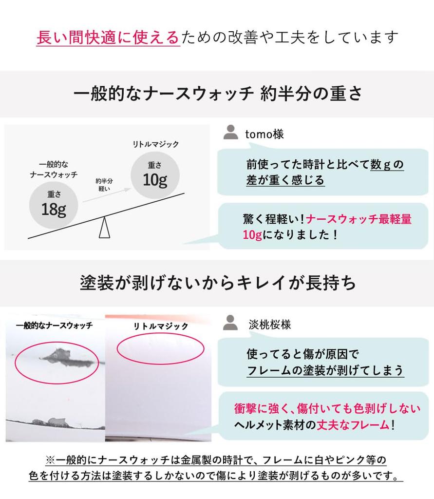 И заменяемый на Nurse pocket color Colore 30 [Маленькое волшебство] [Милый профессионал] [Официальный] [Батарея самостоятельно] [Японское движение] часы, часы,