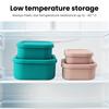 Ланч-бокс, герметичный, пищевой, большой емкости, микроволновая печь, безопасный, термостойкий для хранения, портативный силикон