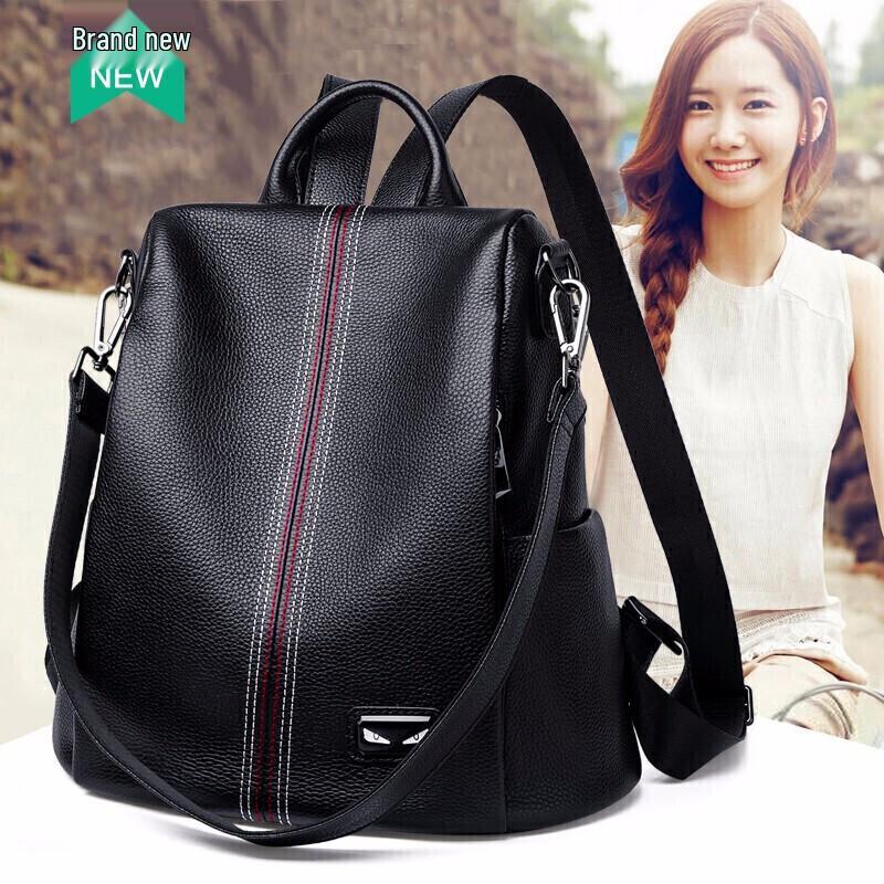 Женский рюкзак Zhuer из натуральной кожи с защитой от кражи