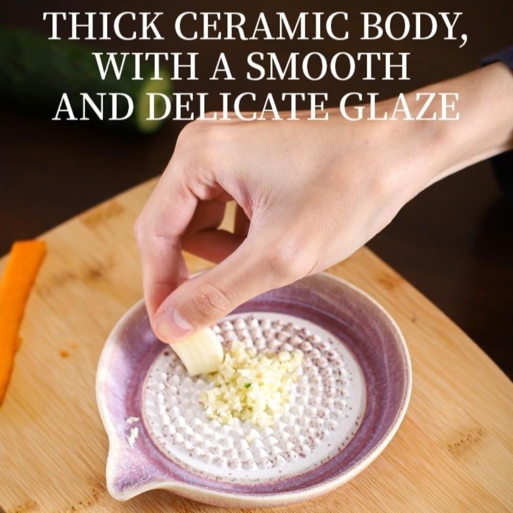 Handheld Garlic Sauce Bowl Manual Fruit Vegetable Puree Grinder Garlic Paste Maker  Household Use