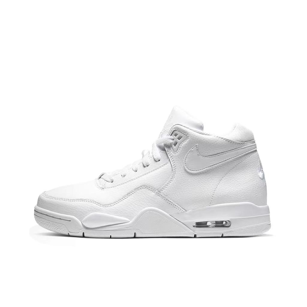 Nike Flight Legacy Pegasus Кожаные Устойчивые к истиранию Средние Винтажные Баскетбольные Кроссовки Мужские Кремовый BQ4212-101(Команда1068-)