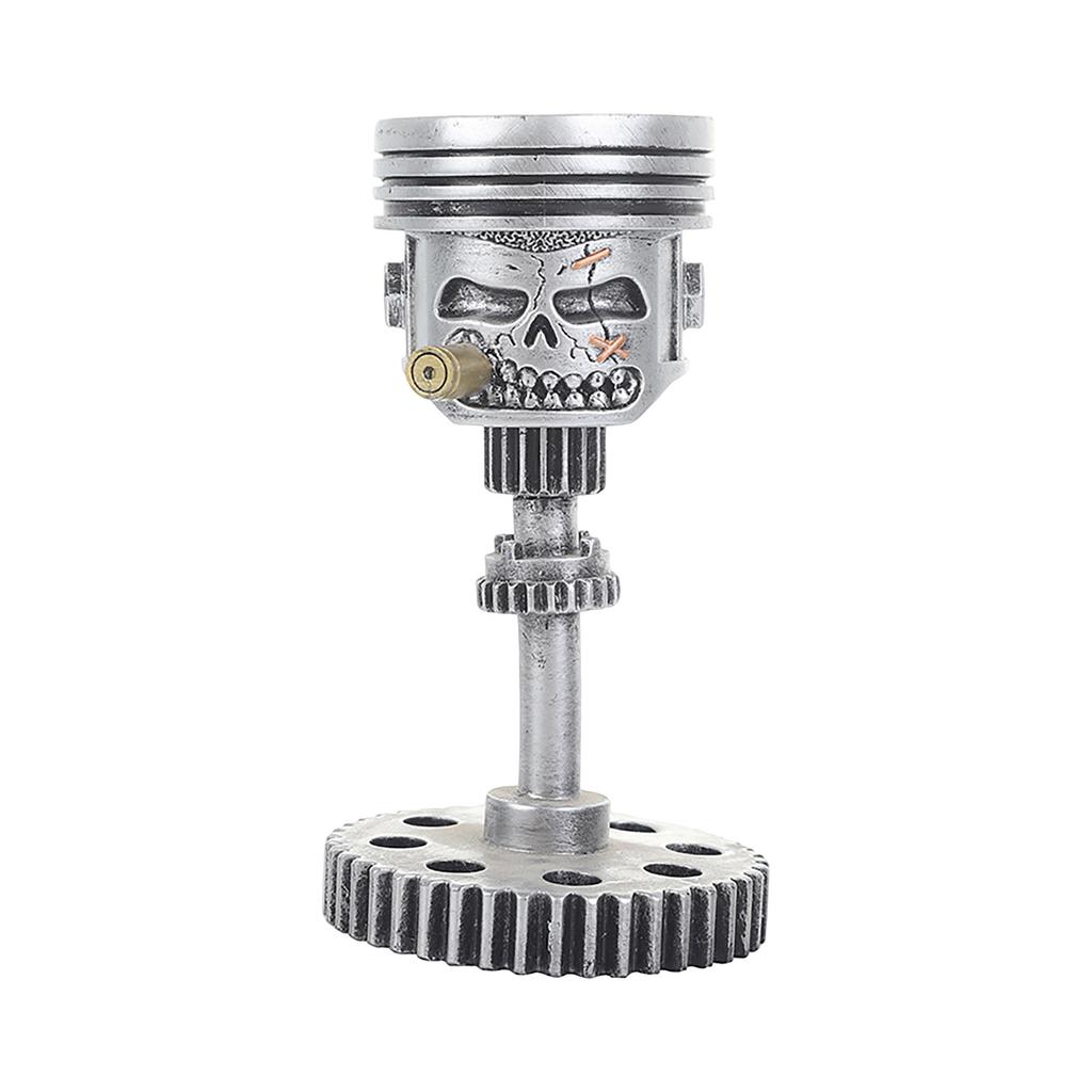 Поршневая скульптура для лица, украшение из смолы в виде шестерни, украшение для дома для автолюбителей