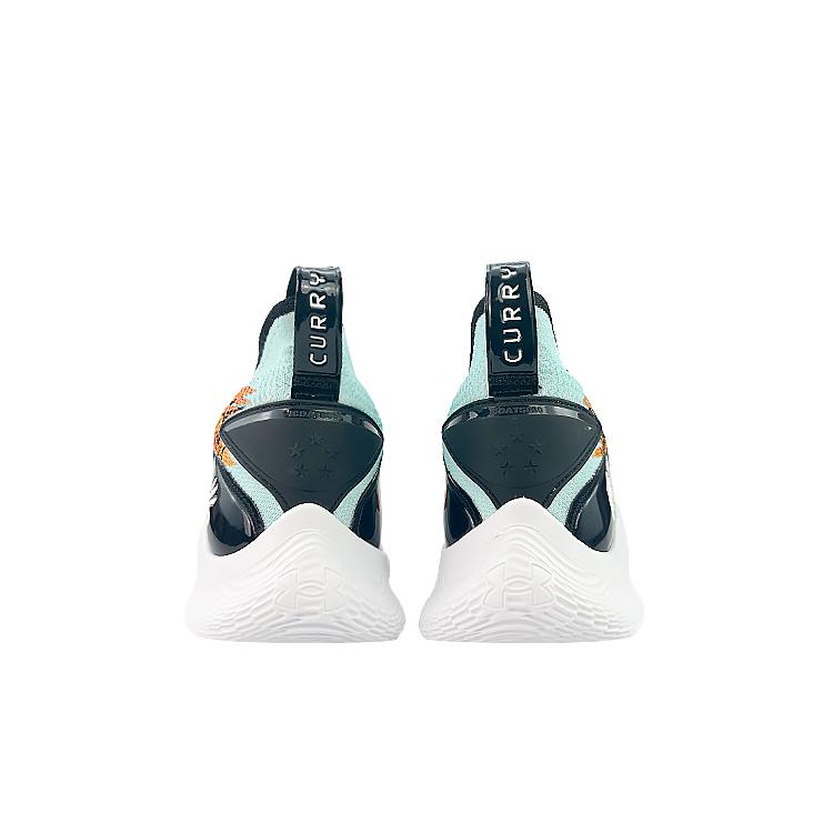 Under Armour Кроссовки Curry 8 Амортизация Устойчивость к истиранию Дышащие Амортизация Устойчивость к истиранию Дышащие Средняя высота 3024785-111(Команда40-)