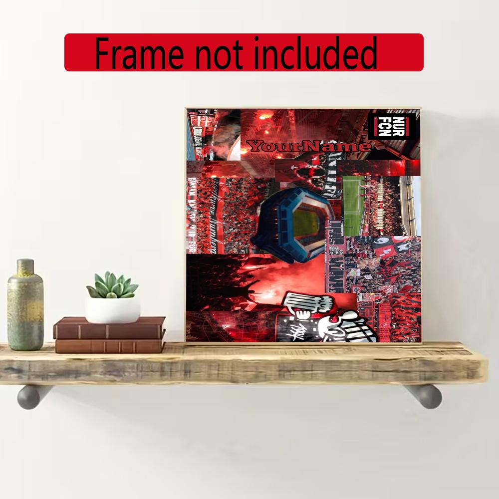 Eintracht Frankfurt Customize Your Name Diamond Painting Round Diamond Rhinestones Mosaic Diamond Embroidery Wall Paintings Rhinestones Gift Frameless