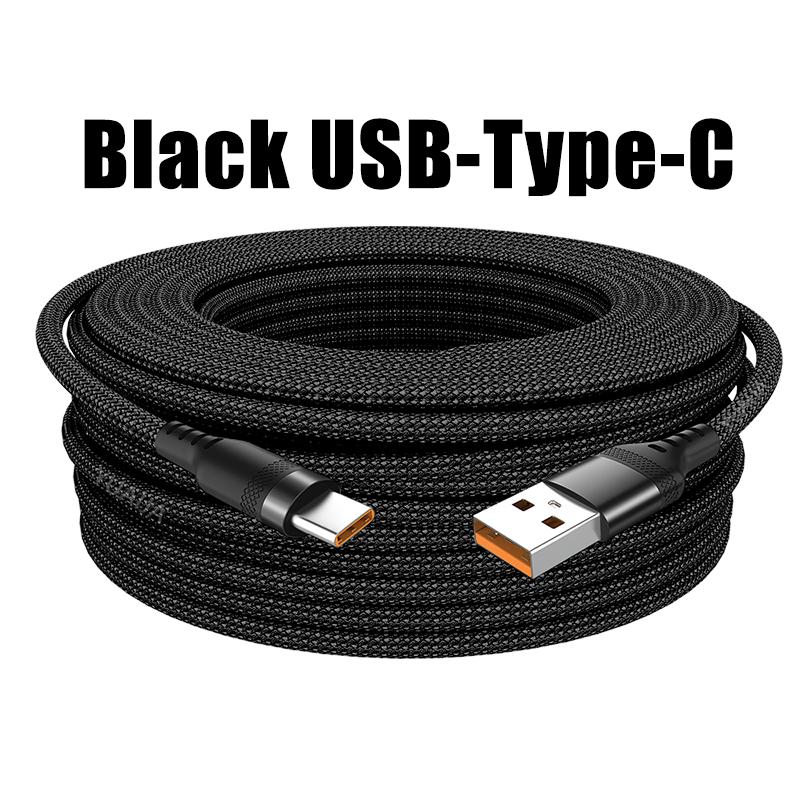 6A USB TYPE C/Micro USB кабель для быстрой зарядки 3 м 5 метров USB C Android удлинительный зарядный кабель для Huawei Samsung Xiaomi OPPO OnePlus