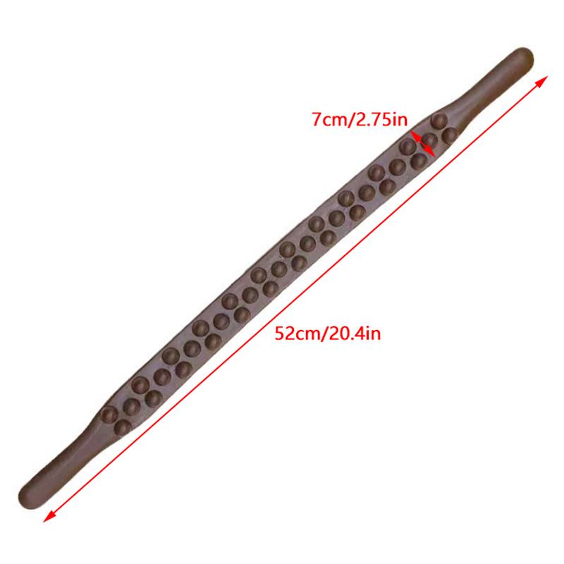 37 Beads Rolling Whole Body Universal Back Needle Massage Scraping Stick Point Treatment Guasha Relax Therapy Tool