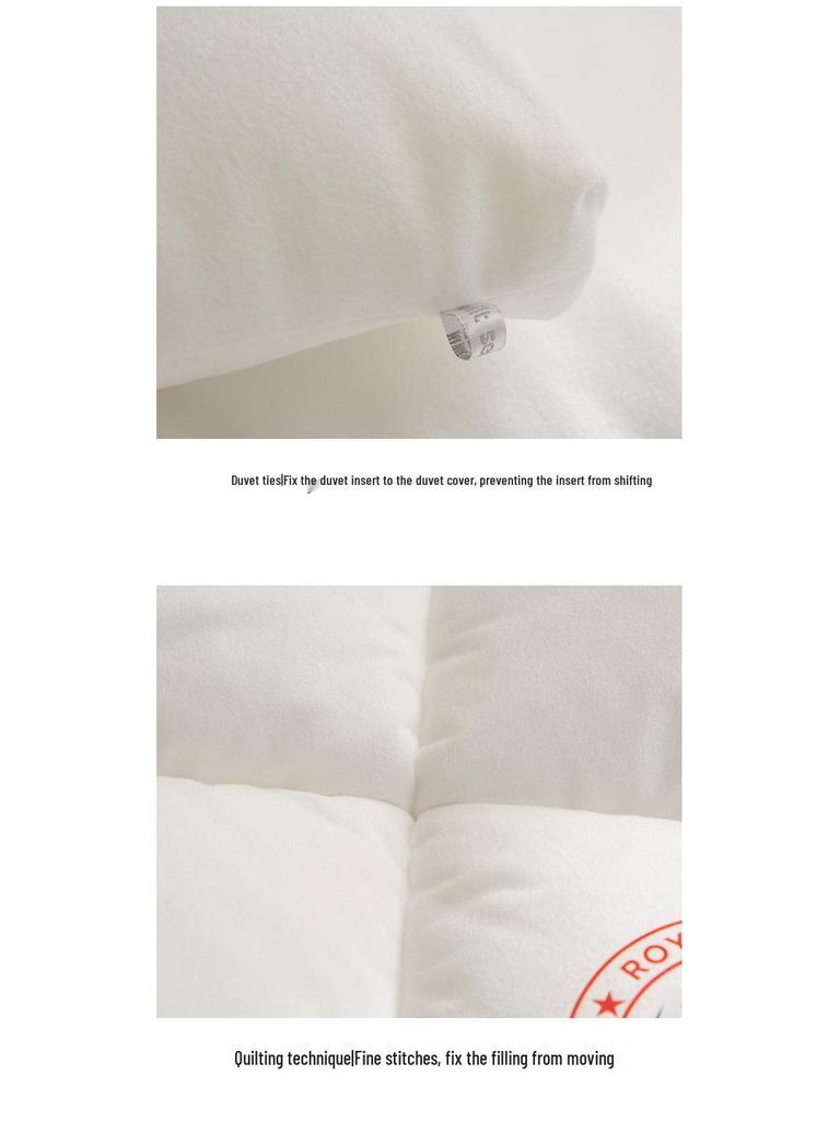 Icelandic Cashmere Down Luxury Quilt with High Rebound Warmth