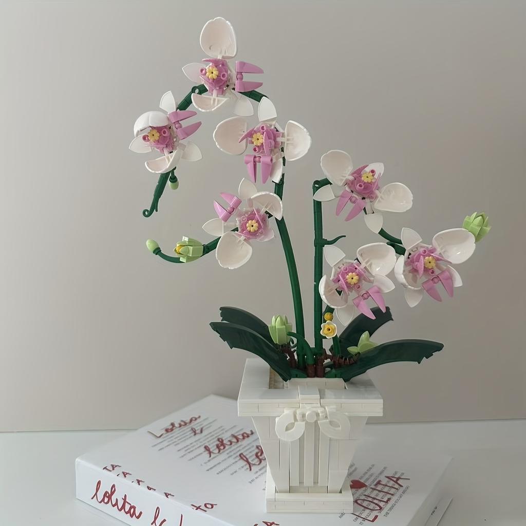 Adult Version Of The Decorative Ornament/Pink Orchid, Perfect For Mother'S Day Gifts, Suitable For Home Decor, Office Decoration