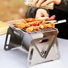 Stainless Steel BBQ Grill Rack Detachable Grill Burn-er Stand Compact Barbecue Stove Campfire