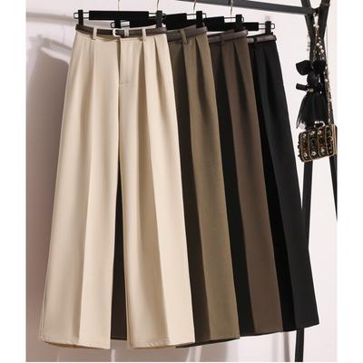 DIMANAF 2024, новинка, большие размеры, весенне-летние длинные брюки, женские свободные повседневные однотонные брюки с эластичной резинкой на талии, широкие брюки