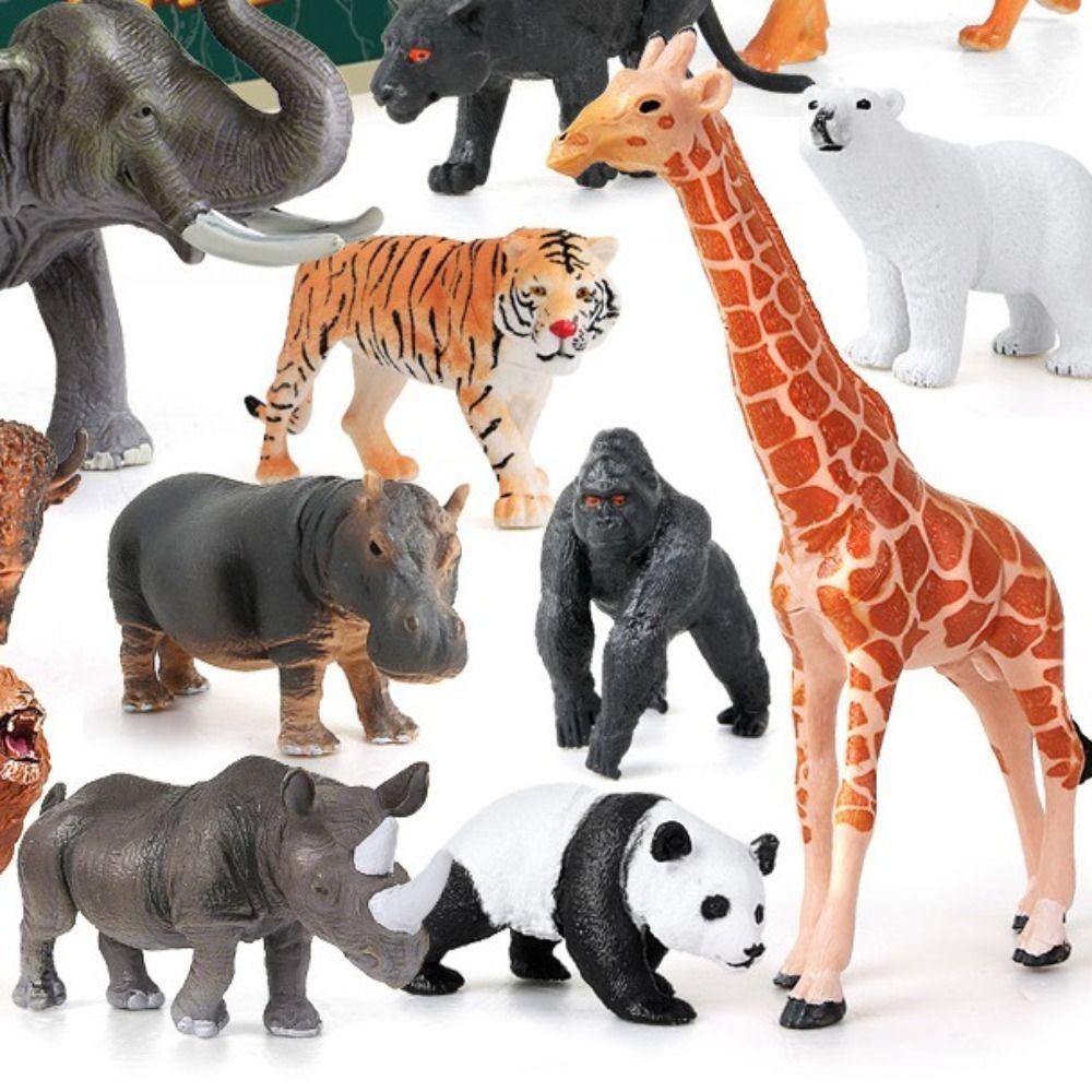 Poultry Animal Action Figures Mini Lifelike Animal Figurines Farm Animal Model Toy Collection