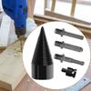 Firewood Drill Bit - Efficient Wood Splitting Tool for Outdoor Use
