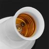 6A E27 Converter Base Socket 45 Degree Angle Plastic Bulb Holders Lamp Bases Light Base Adapter