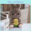 Adorable Rabbit Stuffed Animal Plushie Keychain Fluffy Bunny Doll For Gift Ideas